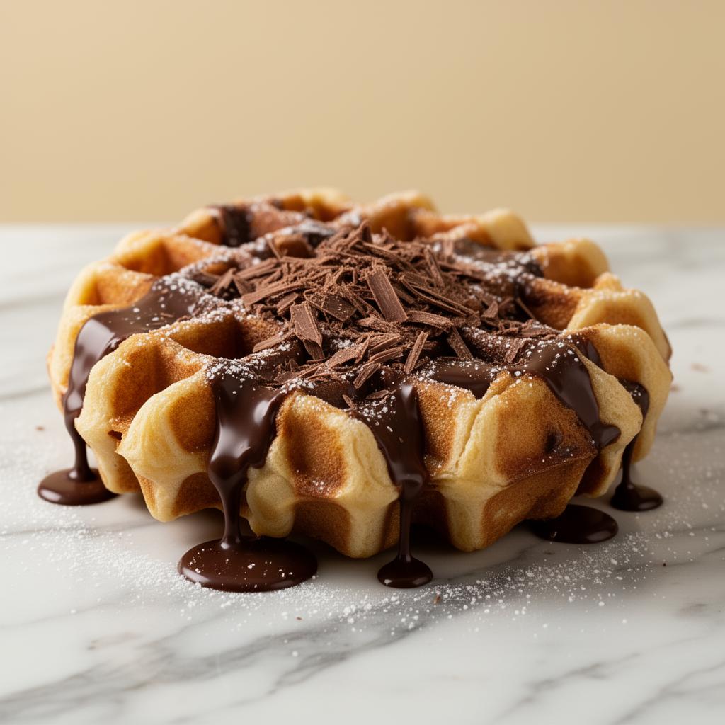 Triple Chocolate Waffle
